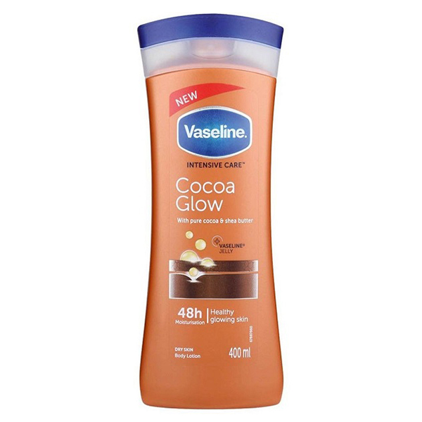 لوسیون بدن وازلین مدل Cocoa Glow