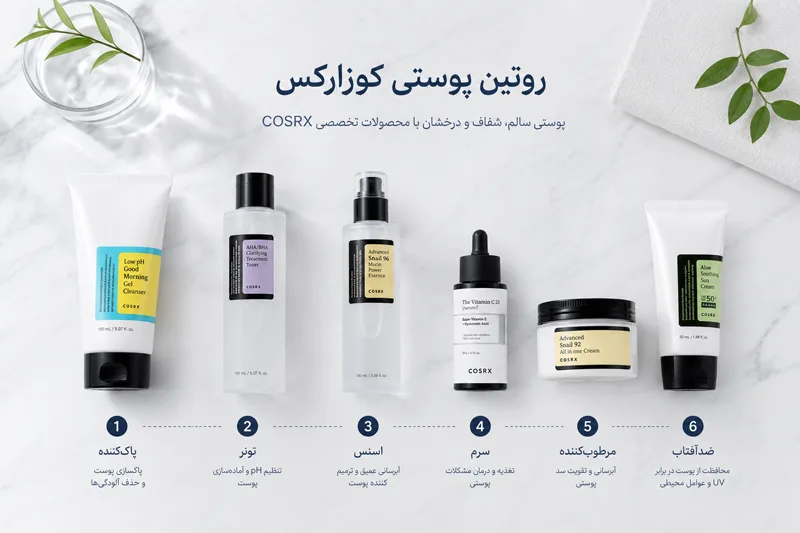 روتین پوستی کوزارکس